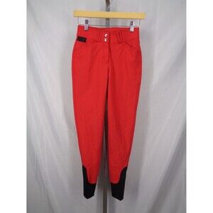 Dover Saddlery Red Dalton Breech Riding Pants Size 24 Equestrian New